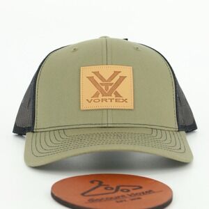 Vortex Snapback Hat Cap Trucker Hat Olive Black Barneveld 608 120-31-LOD‎ NWT